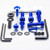 Kit Visserie Carenage en Aluminium XVS1100 Drag Star 98-05 Bleu