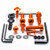 Kit Visserie Carenage en Aluminium XVS1100 Drag Star 98-05 Orange