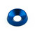 Rondelle fraisee en Aluminium M5 (13.5mm Diamètre Extérieur) Bleu