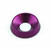 Rondelle fraisee en Aluminium M5 (13.5mm Diamètre Extérieur) Violet
