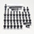 Kit Visserie Moteur Inox Kawasaki Z1000 SX Hex à  Bride Noir