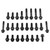 Kit Visserie Moteur Titane Aprilia RSV4 Factory 1100 Race Spec Noir