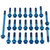 Kit Visserie Moteur Titane Suzuki GSXR1000 17+ Race Spec Bleu