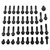 Kit Visserie Moteur Inox YZF1000 R1 Race Spec Noir