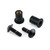 Kit visserie Bulle en Inox 2 Vis Noir