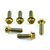 Vis disque de frein en Titane M8 x 25mm Race Spec Paquet x6 Arriêre Or
