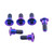 Vis disque de frein en Titane Suzuki Paquet x 6 Brume Violette