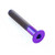 Vis à  tête fraisee en Titane M6 x (1.00mm) x 40mm Brume Violette