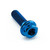 Vis en Titane DualDrive M6 (1.00mm)x 22mm Race Spec Bleu