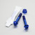 Kit visserie fixation echappement Titane Bleu