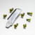 Kit Visserie Fixation Par Chaleur Silencieux Titane Or