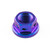 Ecrou à  bride en Titane M10x(1.25mm) Pre Perce Brume Violette