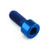 Vis BTR en Titane M6x(1.00mm)x15mm Bleu