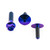 Kit visserie Fixation Radiateur Titane Brume Violette