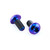 Inox - Vis de porte bidon M5x(0.80mm)x10mm Tête Torx Brume Violette