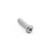 Vis à tête bombee en Aluminium M5 x (0.80mm) x 16mm (Tête Extra Small) Argent
