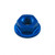 Ecrou à bride en Aluminium M6 x (1.00mm) Bleu