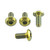 Vis disque de frein en Titane Triumph/BMW M8x18mm Paquet x4 Or