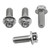 Stainless Steel Rider Footrest Hanger Bolt Kit Race Spec