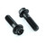 Titanium Front Axle Pinch Bolt Kit Race Spec Black