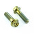 Titanium Front Axle Pinch Bolt Kit Race Spec Gold