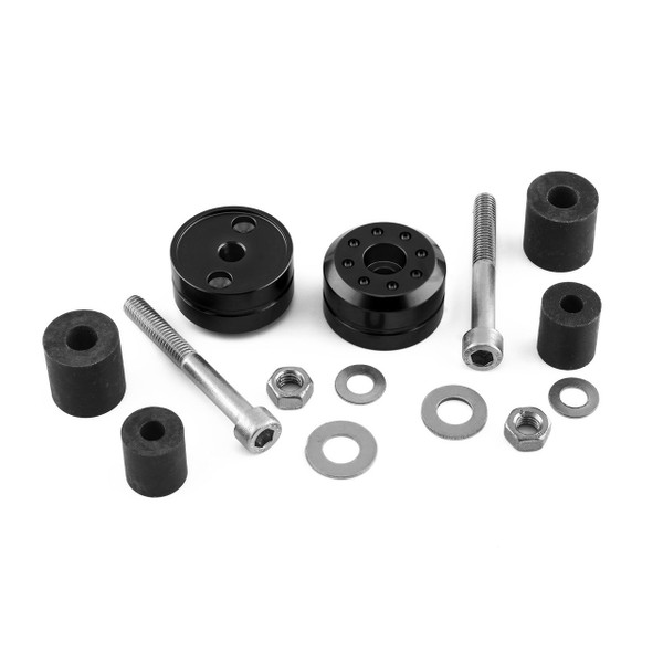 Paire embouts de guidon Aluminium Suzuki 60 Noir