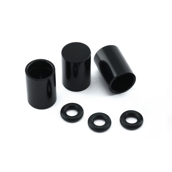 Couvre vis de purge en Aluminium 7mm Pack x 3 Noir