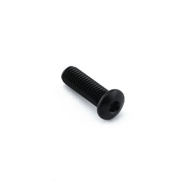 Vis à  tête bombee en Aluminium M5 x (0.8mm) x 16mm (Tête Extra Petit) Noir