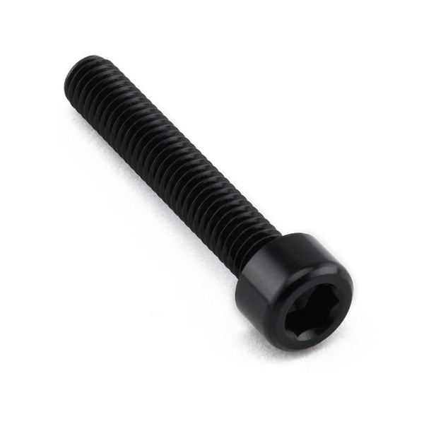 Vis BTR en Aluminium M6 x (1.00mm) x 40mm Noir
