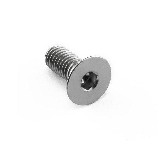 Vis à  tête fraisee en Titane M6 x (1.00mm) x 15mm