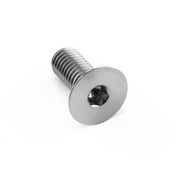 Vis à  tête fraisee en Titane M8 x (1.25mm) x 20mm