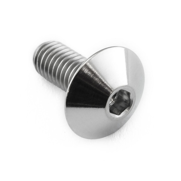 Vis à  tête bombee en Titane M5 x (0.80mm) x 12mm