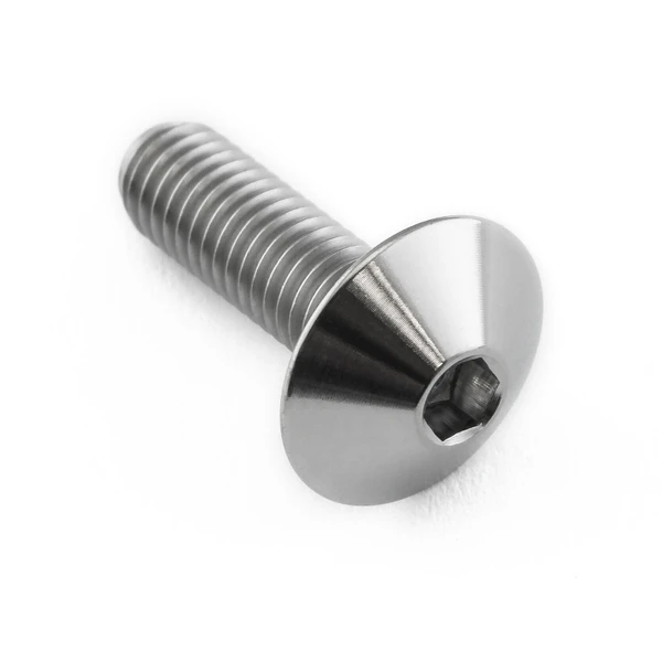 Vis à  tête bombee en Titane M5 x (0.8mm) x 16mm