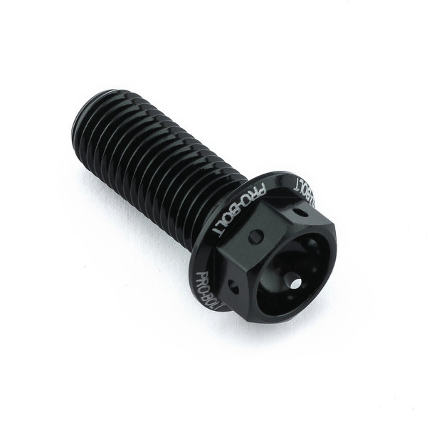 Vis Aluminium Race M10 x (1.25mm) x 25mm Gravee Noir