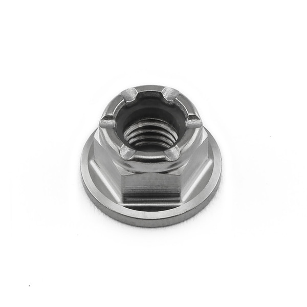 Ecrou Nylstop à  Bride en Titane M5 x (0.8mm)