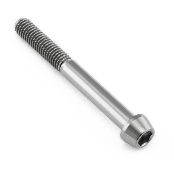 Vis BTR conique en Titane M6 x (1.00mm) x 55mm