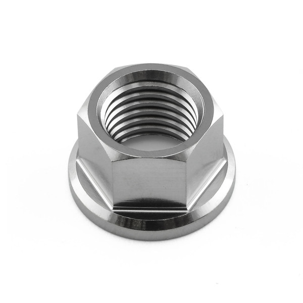Ecrou à  bride en Titane M12 x (1.50mm)