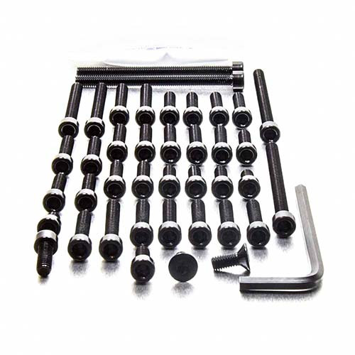 Kit Visserie Moteur Aluminium Ducati Scrambler Noir
