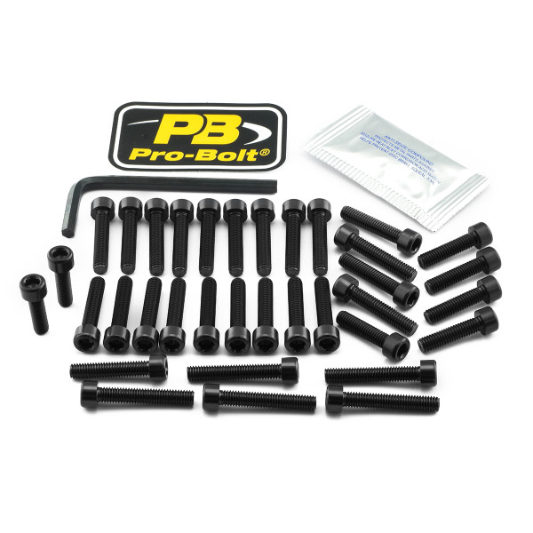 Kit Visserie Moteur Aluminium CBR1000RR Fireblade 08-11 Noir