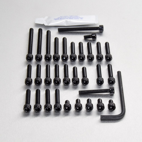 Kit Visserie Moteur ZX-9R E1-E2 Ninja 00-01 Noir