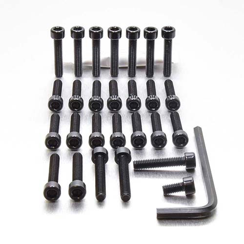 Kit Visserie Moteur Aluminium Z1000SX Noir