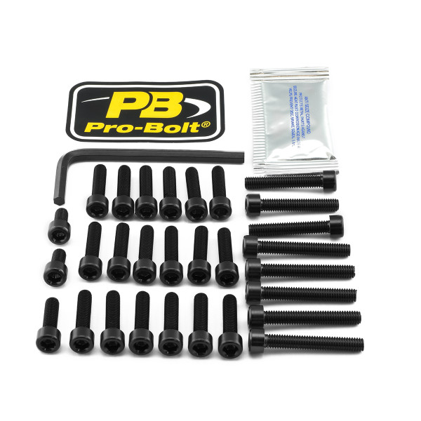 Kit Visserie Moteur Aluminium Aprilia RSV4 RF Noir
