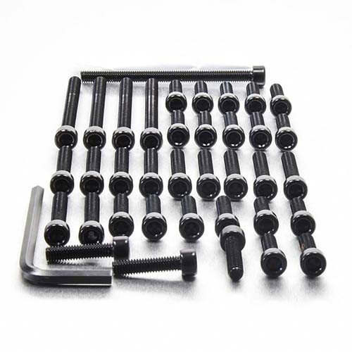 Kit Visserie Moteur Scrambler 865cc 06+ Noir