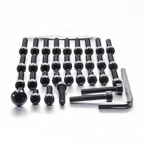 Kit Visserie Moteur FZS1000 Fazer 01-05 Noir