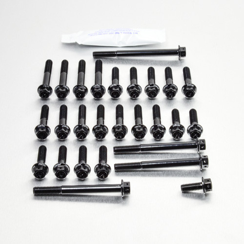 Kit Visserie Moteur W650 (EJ650) Race Spec Noir