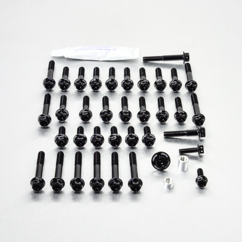 Kit Visserie Moteur Aluminium Race Spec KTM 390 Duke 13-16 Noir