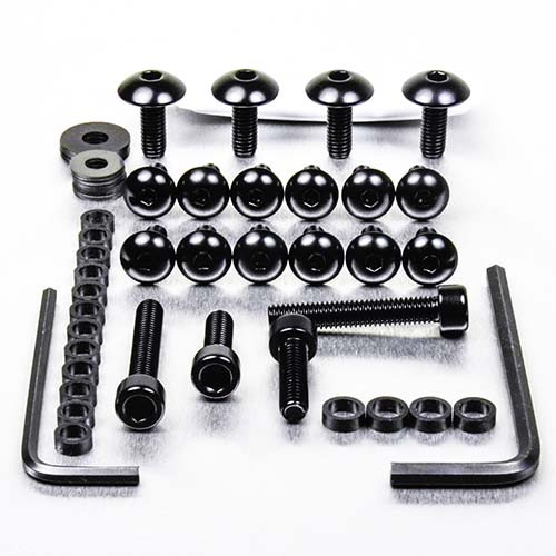 Kit Visserie Carenage en Aluminium CBR125R 04+ Noir