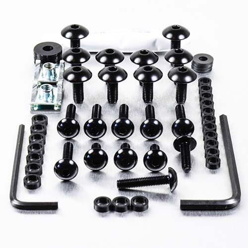 Kit Visserie Carenage en Aluminium CBR600RR 03-06 Noir