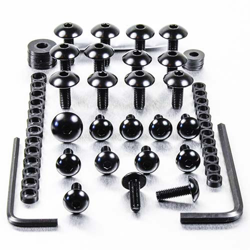 Kit Visserie Carenage en Aluminium CBR600RR 07-08 Noir