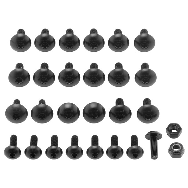 Kit Visserie Carenage en Aluminium Ninja 300 Noir
